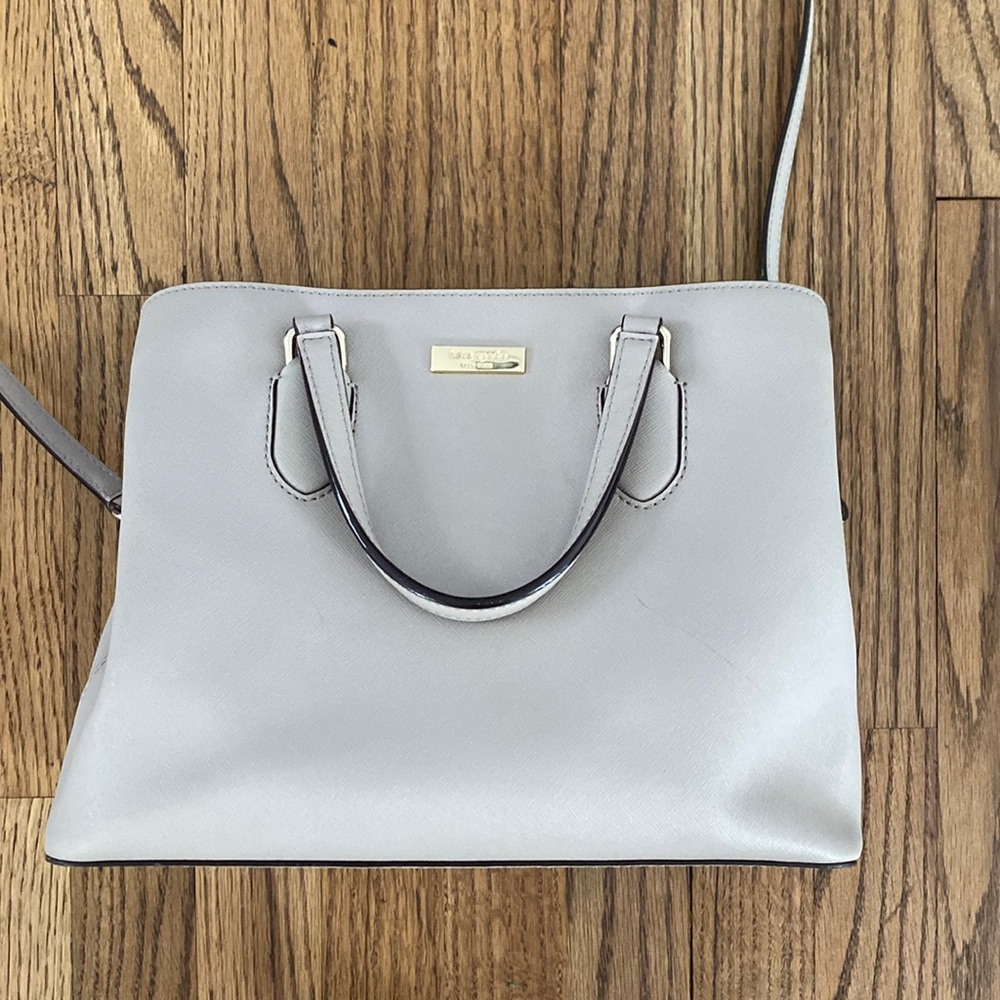 Kate Spade Grey/Tan Tote Bag